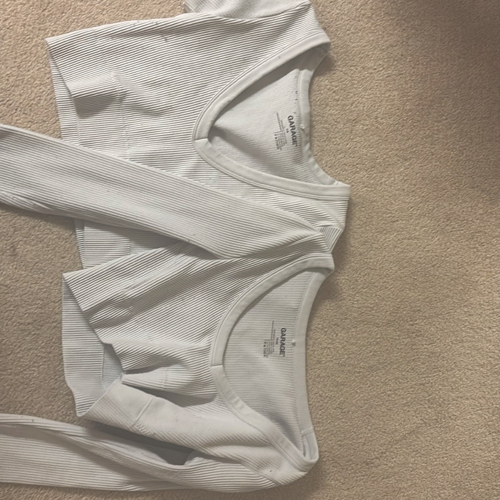 Garage Scooped Crop tee shirts!